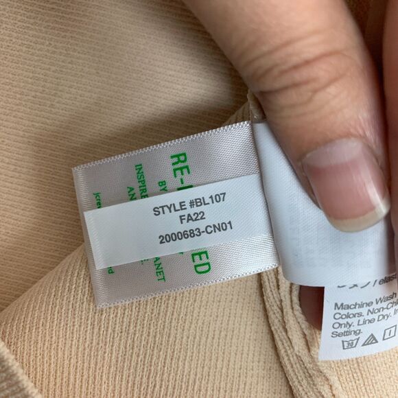 J Crew Sweater Tank Womens Plus 3X Palest Peach Supersculpt Racerback High Neck - Picture 14 of 16